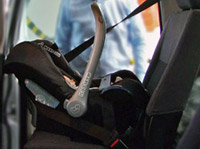Rearward facing seat